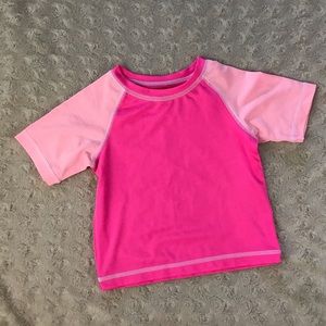OP Pink Rashguard Swim Top Size 12 Months